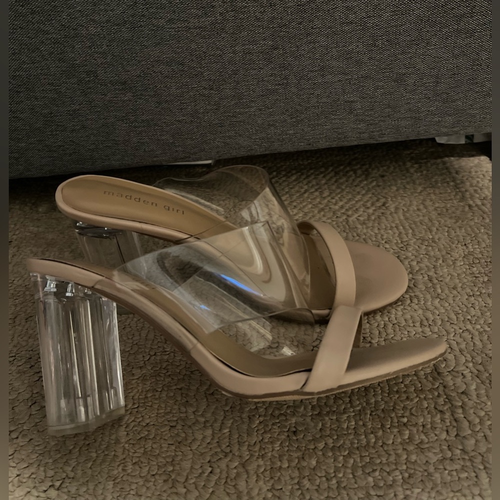 Clear Block Heel - Picture 2 of 2
